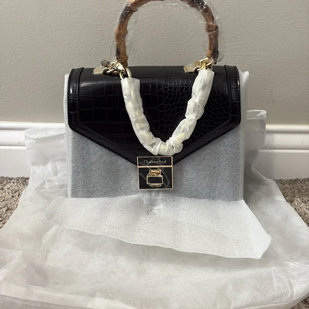 Charlotte Reid Black Handbag - Picture 10 of 14